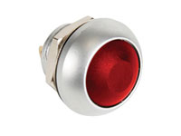 PULSADOR PANEL ROSCA SERIE 30 1NA ROJO                                                                                                                                                                  
