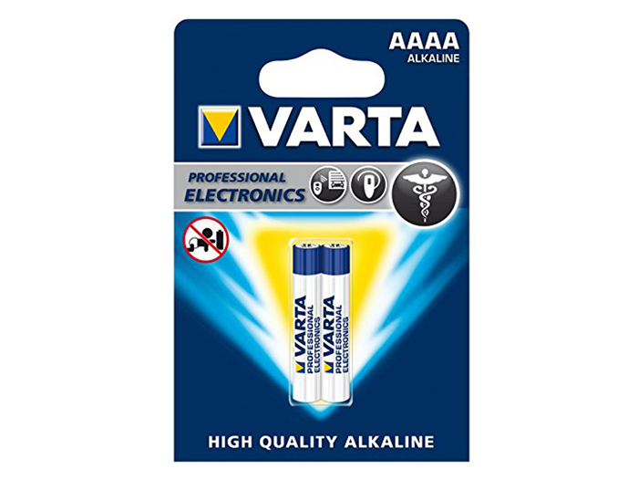Varta LR8D425 - 1.5 V AAAA Alkaline Battery - 2 Unit Blister Pack - 4061101402
