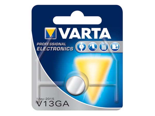 Varta LR44 - AG13 - A76 - Pilha Botão Alcalina 1,5 V