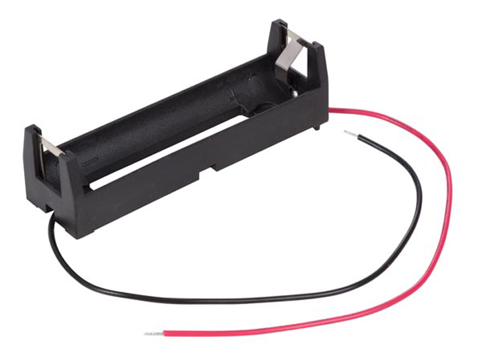 Battery Holder for 1 x 18650 Battery - with Cable