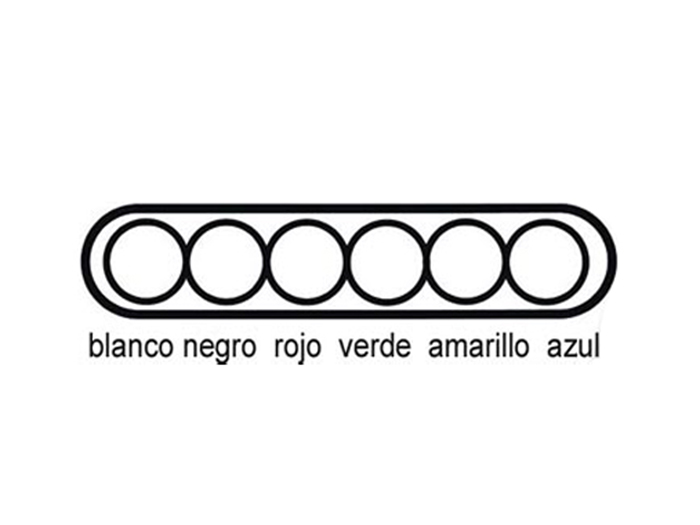 Flat Indoor Telephone Cable - 6 Wires (3 Pairs) - Black