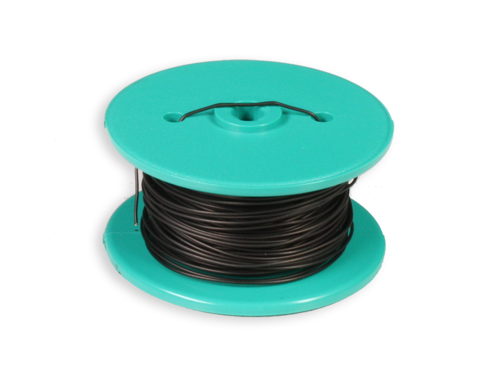 0,05 NEGRO - Cable Unipolar Unifilar Wire Wrapping 0,05 mm² (AWG30) Negro 15 m