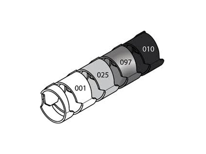Pliozip - PLIOZIP Tubing Ø25 mm Black - 2 m - PLIOZIP25PPL2