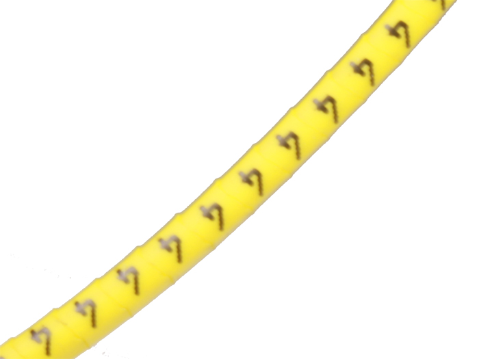 Pliotex - 10 Marcadores Cabo Ø1-Ø3mm - Amarelo Nº 4