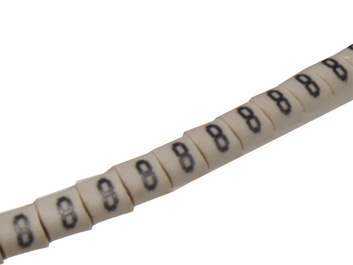 Pliotex - 10 Marcadores Cabo Ø1-Ø3mm - Cinzento Nº 8 - PT-V+30-8