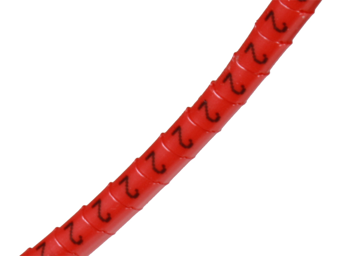 Pliotex - 10 Marcadores Cabo Ø1-Ø3mm - Vermelho Nº 2 - PT-V+30-2