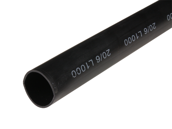 1 m Heat-Shrink Tubing with Rigid Adhesive Lining 30 mm Black