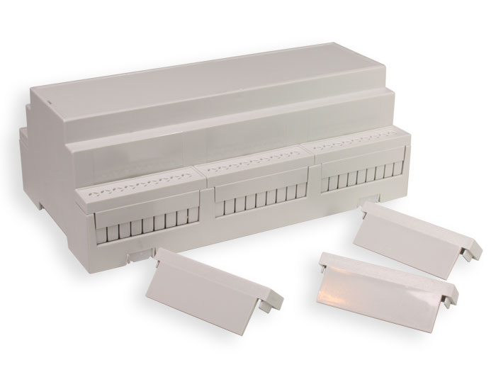 Camdenboss - Boîtier sur Rail DIN DIN 54 Connexions 58 x 90 x 160 mm - CNMB/9/KIT