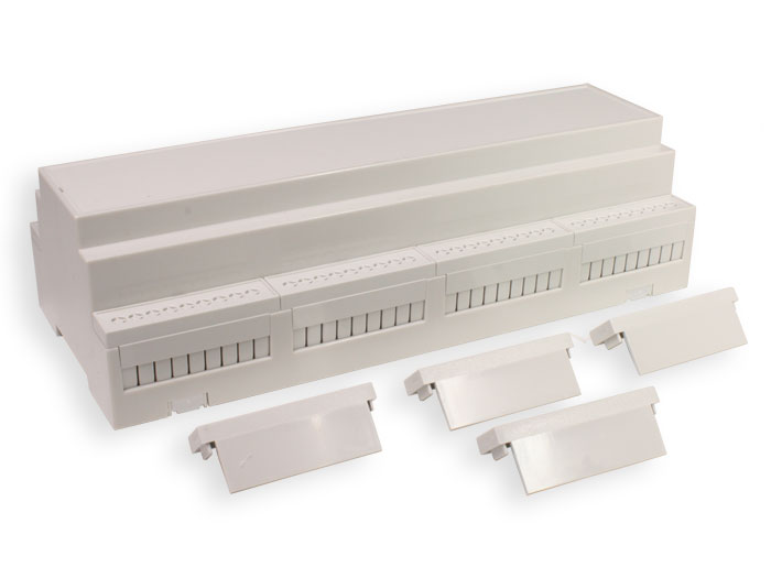 Camdenboss - DIN Rail Enclosure 72 Positions 58 x 90 x 212 mm - CNMB/12/KIT