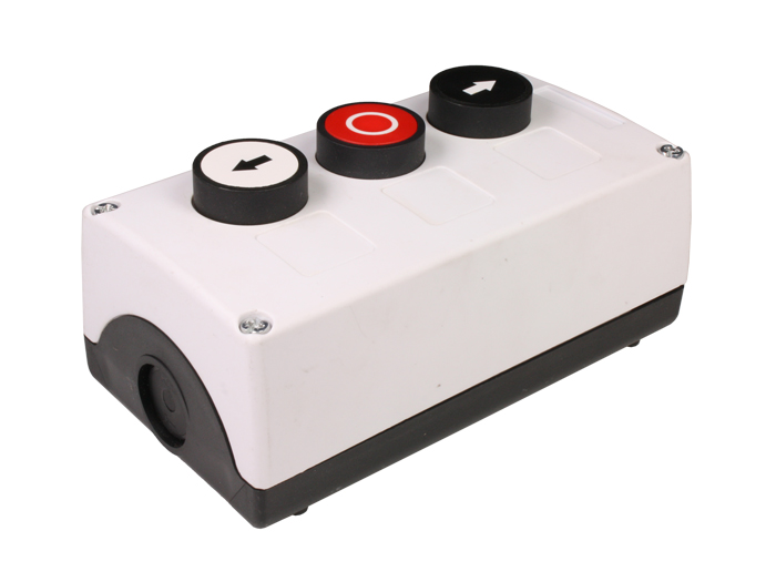 3 Push Button Switch Control Box - 1NO + 1NC + 1NO