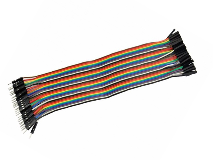 40 Piece Male - Female Ribbon Cable - 100 mm