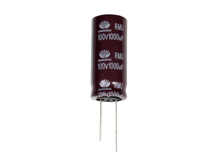 Condensador Electrolítico Radial 1000 µF - 100 V - 105°C
