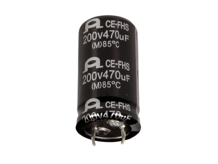 Condensador electrolítico RT54200 Snap-in 470 µF 400 V LPR @ 85 ° 2000 horas Series C 