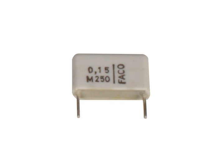 Condensador MKT Encapsulado 150 nF - 250 V - Raster 15 mm