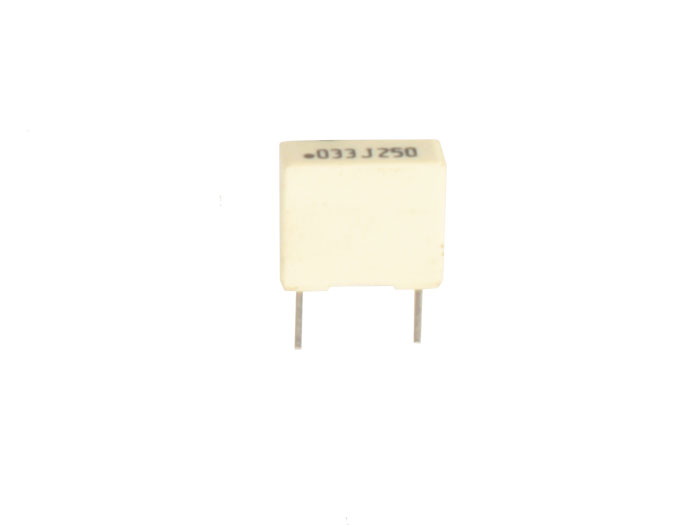 MKT Capacitor - Encapsulated - 33 nF - 250 V - 7.5 mm Raster