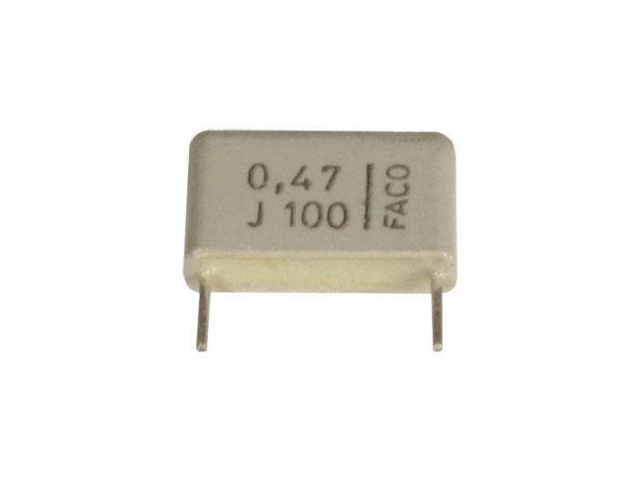 Condensador MKT Encapsulado 470 nF - 100 V - Raster 15 mm