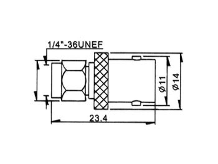 Adaptateur BNC Femelle - SMA Mâle