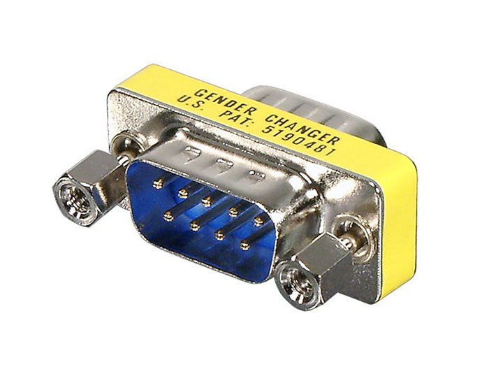 Adaptador sub-D 9 Pin Macho - 9 Pin Macho