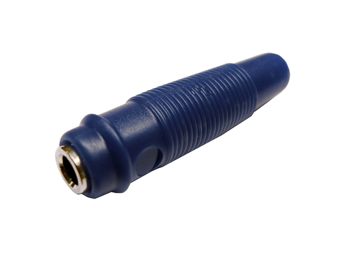 4 mm - Banana Female Plug - Blue - 2578AZ