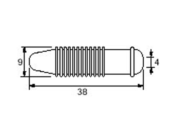 4 mm - Banana Female Plug - Yellow - 2578AM