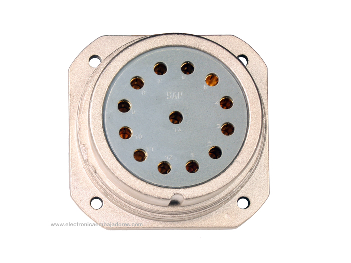 BHE40B13 - 13 Contacts Female Receptacle Size 40 Circular Connector - C9202413ABS