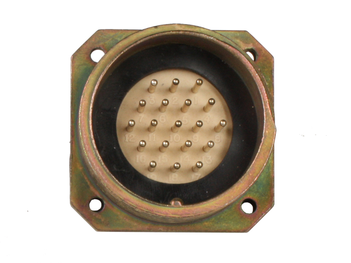 BM30B19 - Ficha Circular Tamanho 30 Base Macho 19 Pinos - 9202319LP