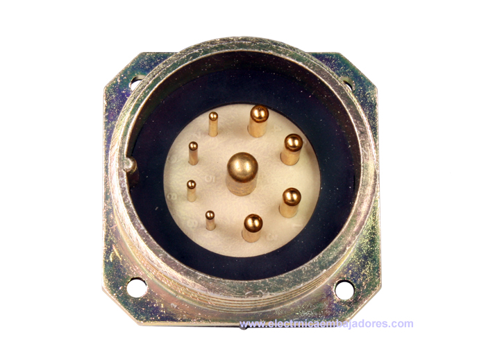 BM30B9 - 9 Contacts Male Receptacle Size 30 Circular Connector - C920239JP