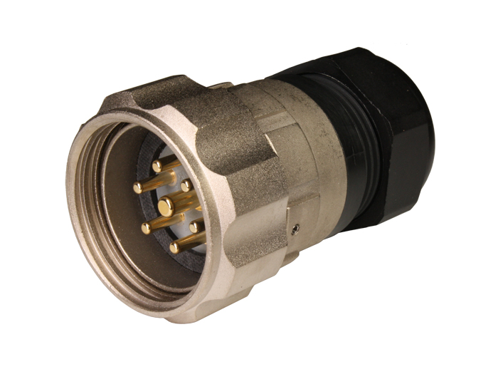 FMR30B7 - 7 Contacts Male Size 30 In-Line Mount Circular Connector - 920637YP