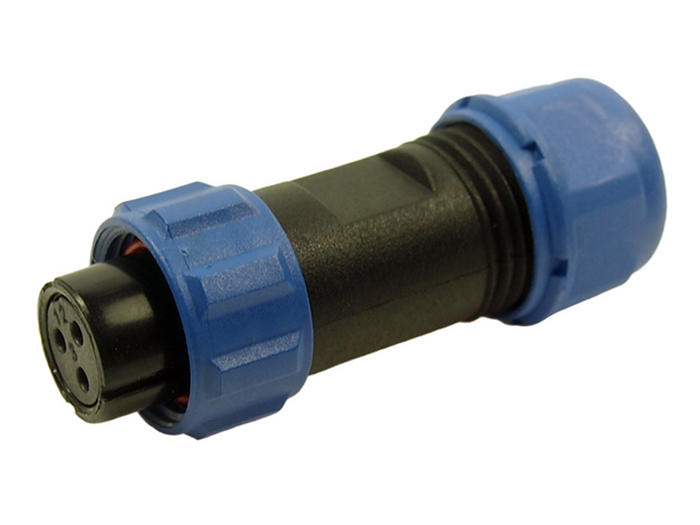 WEIPU SP13 Series IP68 - 3 Contacts Ø13 Waterproof Female Cable-Mount Connector - IP68 - FM686813 - SP1310/S3