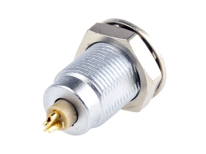 Lemo Serie 00 - Conector Hembra Base Panel 2 Contactos - EGG.00.302.CLL