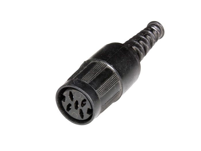 Ficha DIN 41322 Fêmea Aérea 5 Pinos 90°