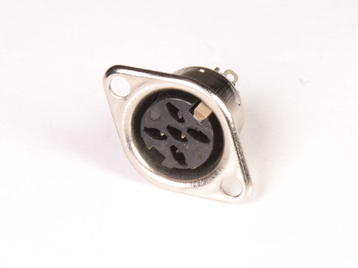 Connecteur DIN 41322 pour Circuit Imprimé Femelle 5 Pòles 90°