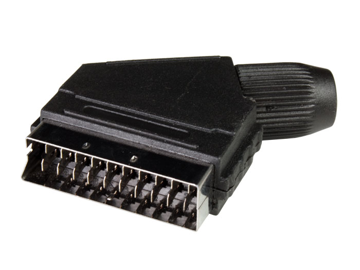 Cable-Mount SCART / EURO Connector Male - 10.350