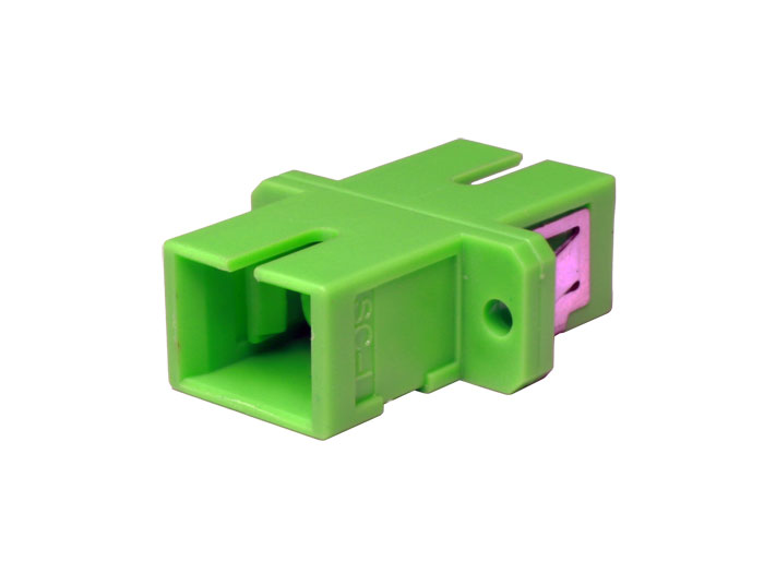 SC-APC SM SX - Adaptateur Fibre Optique SC-APC vers SC-APC Simplex