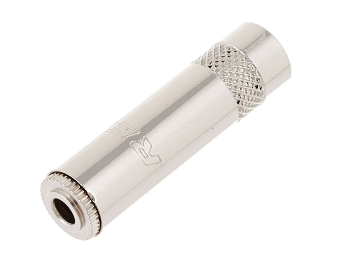 Neutrik NYS-240 - Connecteur Jack 3,5 mm Femelle Fiche 3 Pôles - Droite - Métal Nickelé