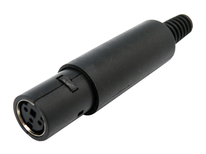 Connecteur mini-DIN Femelle Fiche 3 Pôles - 10.636/A/3