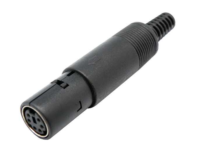 Connecteur mini-DIN Femelle Fiche 6 Pôles