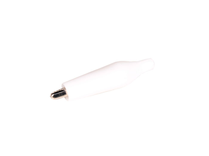 Pince Crocodile Isolée Soudable Petit - Blanc - CM5W
