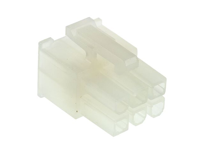 Molex Mini-Fit Jr. 5557 - Ficha 4,2 mm Fêmea 6 Contactos - Similar MF42-HF-06 - 39-01-2060