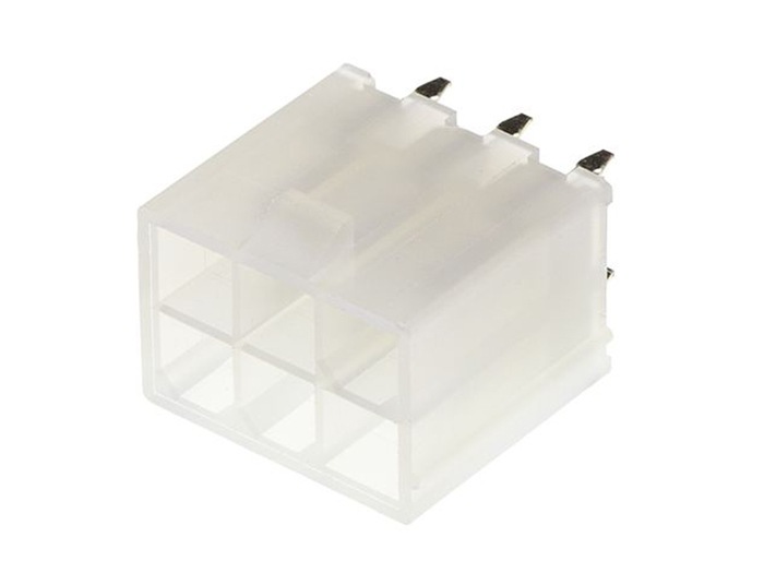 Molex Mini-Fit Jr. 5566 - Ficha 4,2 mm Macho 6 Contactos - Similar MF42-SD-06 - 39-28-1063