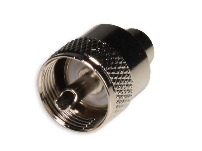 Ficha UHF Aérea Reta Macho Solda RG58