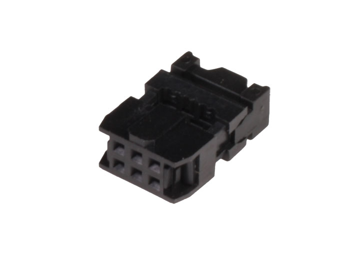 2.54 mm IDC Female Flat Ribbon Cable Connector - 2 Rows 2.54 mm Pitch - 6 Pins