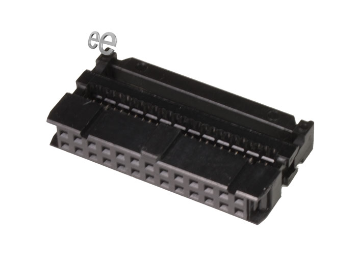 Ficha Fêmea Fita Plana IDC 2,54 mm - 2 Linhas Passo 2,54 mm - 26 Pinos