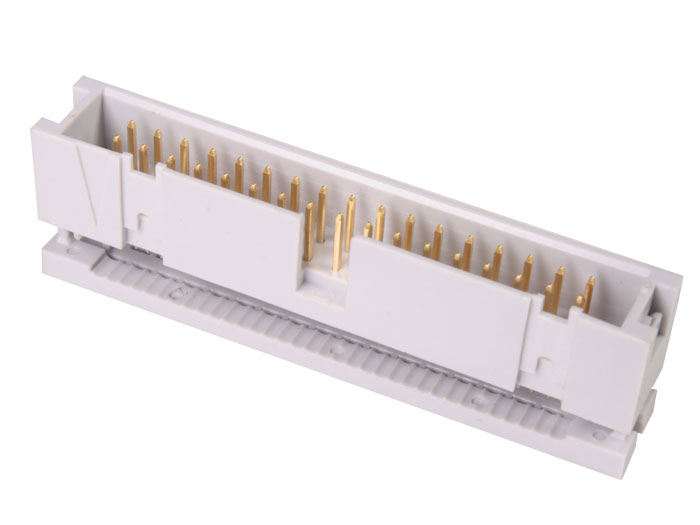Connecteur Mâle Câble en Nappe IDC 2,54 mm - 2 Rangées - Pas 2,54 mm - 34 Contacts