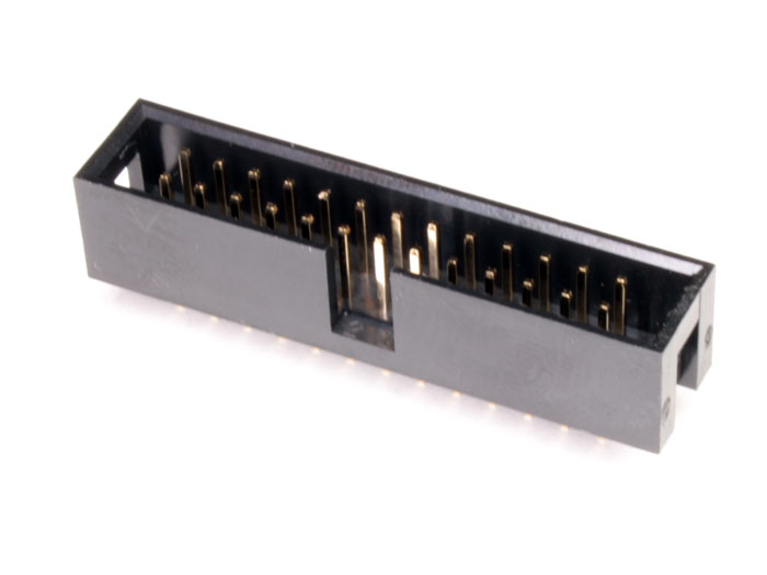 2 54 Mm Straight Pcb Mount Male Flat Ribbon Cable Connector Low Profile 2 Rows 26 Pins Co1626x Co1626x Co1626