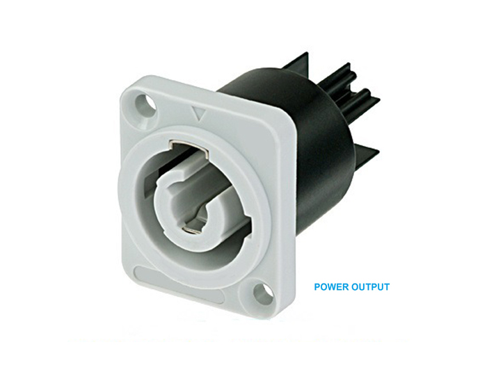 Powercon - 20 A Chassis-Mount Connector Output