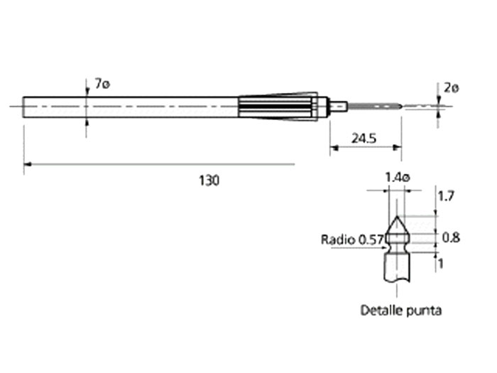 Black Cable Test Probe - PN10N
