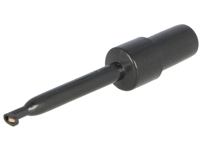 Punta de Prueba Enchufable para Banana 2 mm - Negra - R8-H16E-B