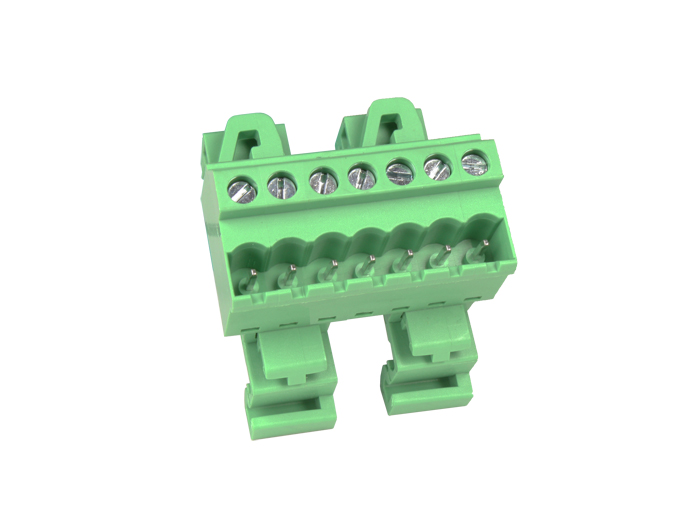 5.08 mm Pitch - Pluggable Straight DIN Rail Male Terminal Block 7 Contacts - CTBPD96VJ-07