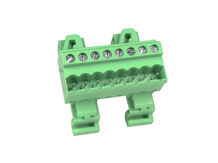 5.08 mm Pitch - Pluggable Straight DIN Rail Male Terminal Block 8 Contacts - CTBPD96VJ-08